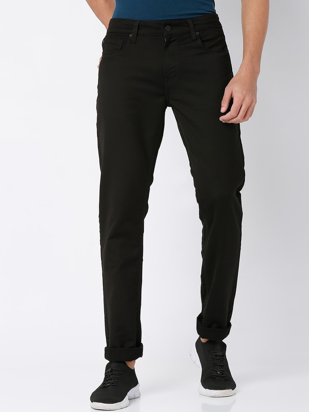 

SPYKAR Men Black Low-Rise Jeans