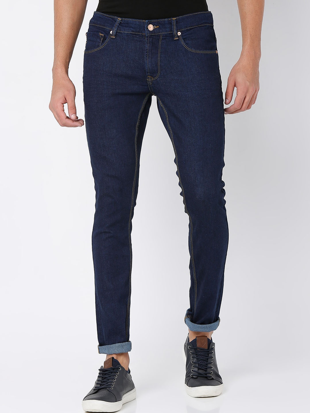 

SPYKAR Men Blue Slim Fit Low-Rise Jeans