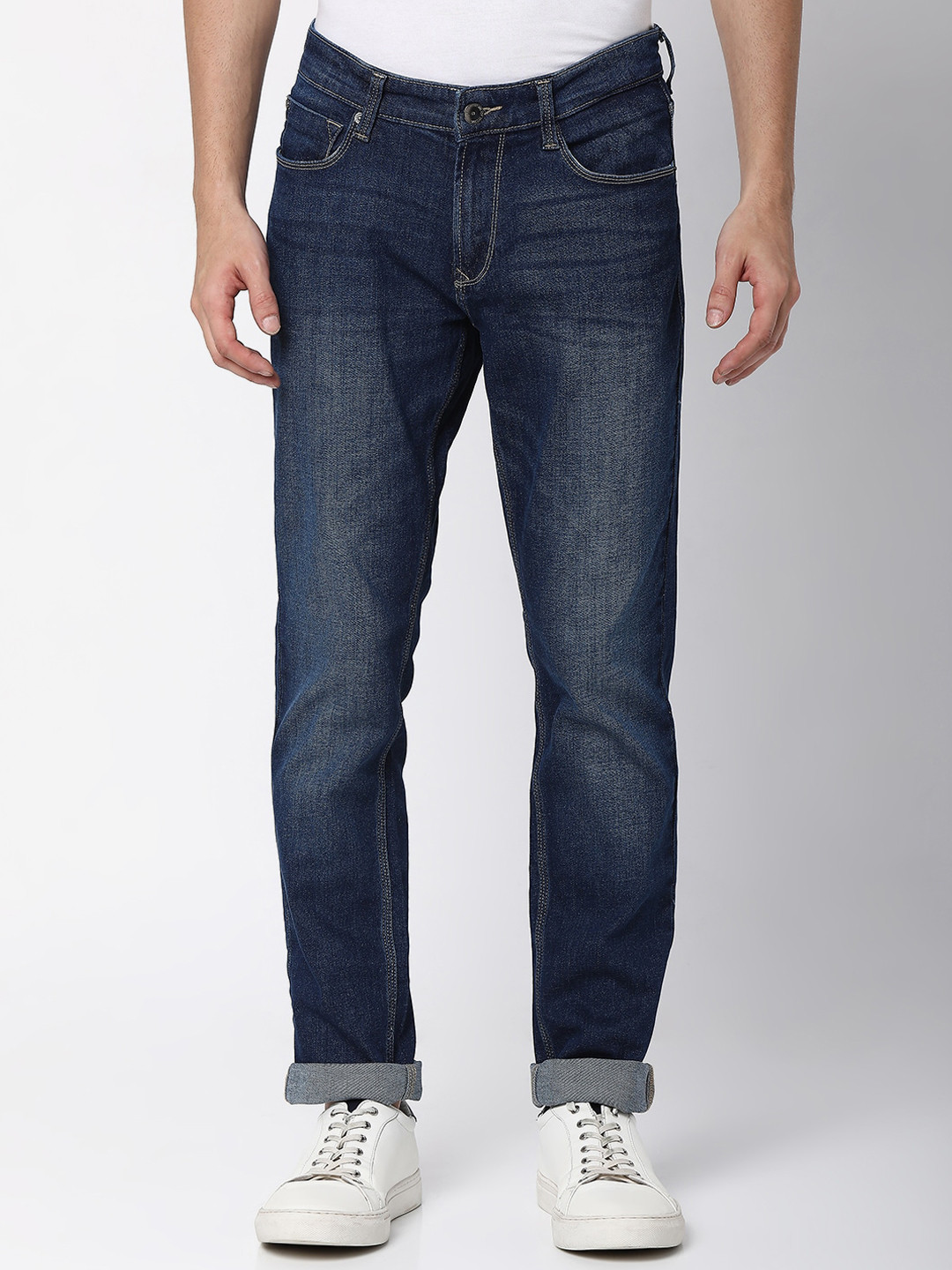 

SPYKAR Men Blue Kano Slim Fit Light Fade Jeans