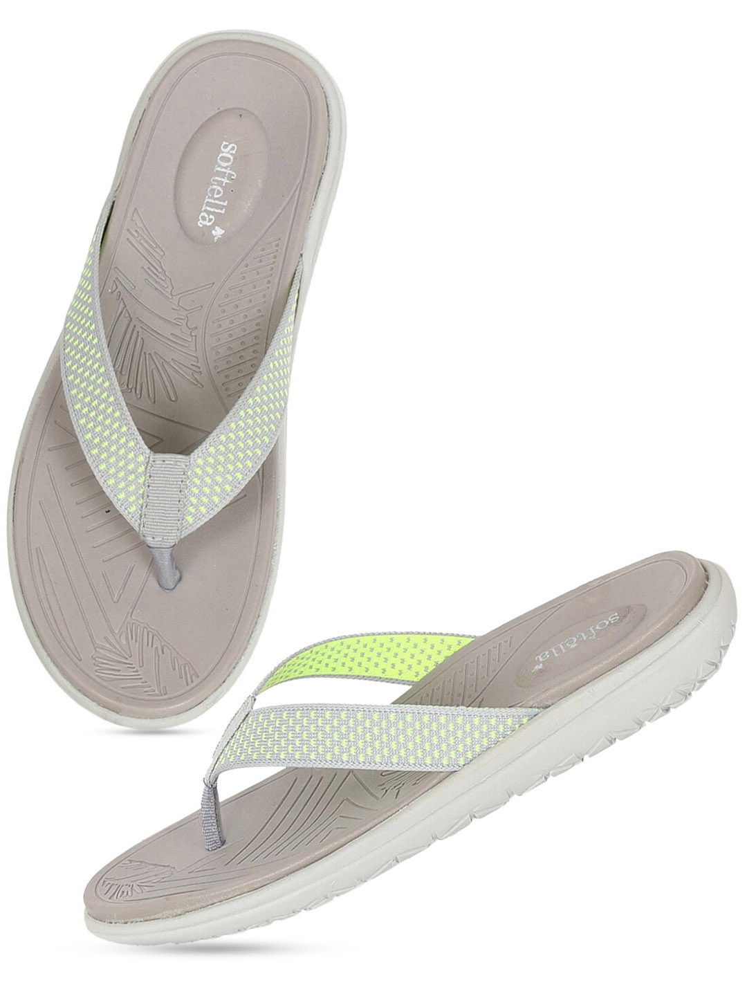 

Zyla Women Fluorescent Women Thong Flip-Flops, Fluorescent green