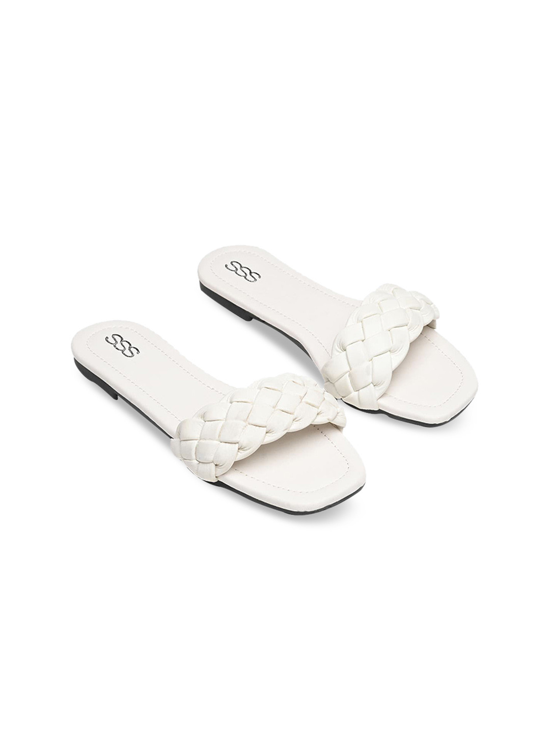 

Street Style Store Women Open Toe Flats, White