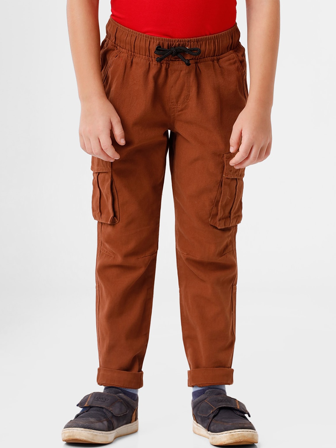 

KATE & OSCAR Boys Rust Cargos Trousers