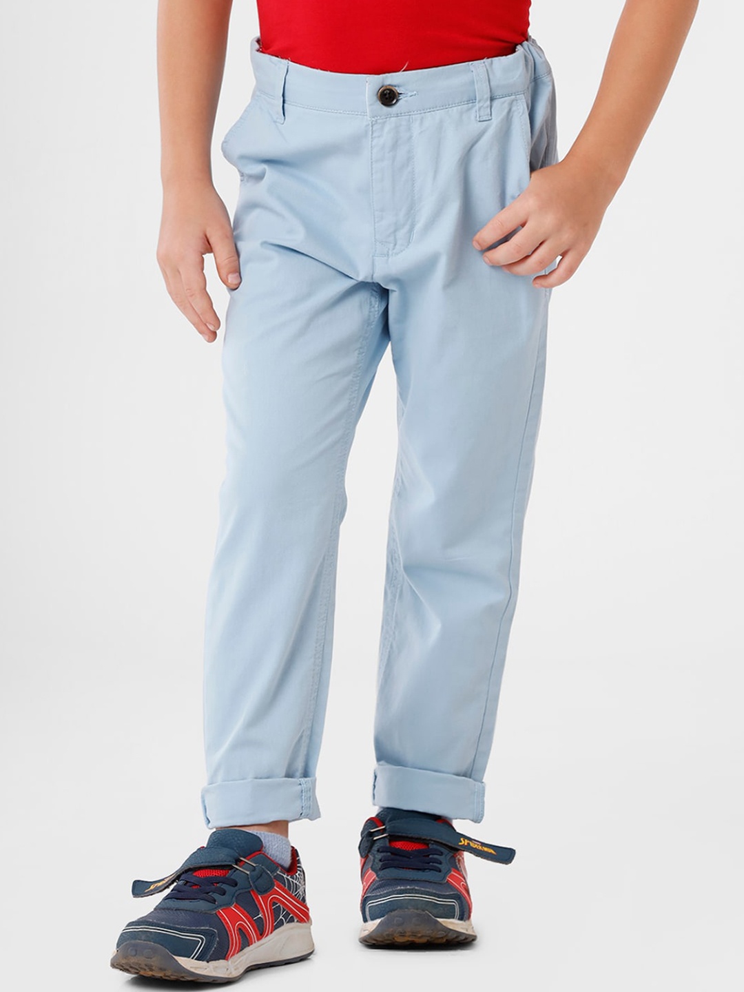 

KATE & OSCAR Boys Blue Chinos Cotton Trousers