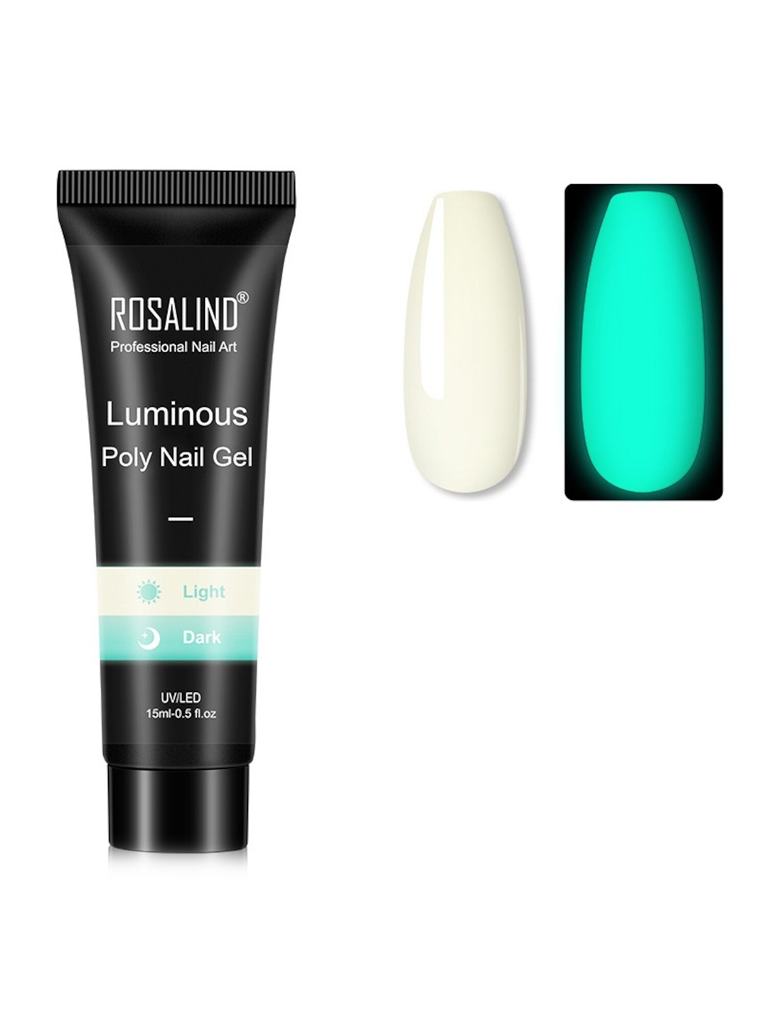 

ROSALIND Poly Gel Quick Building Acrylic UV Luminous Nail Builder 15 ml - 31, White