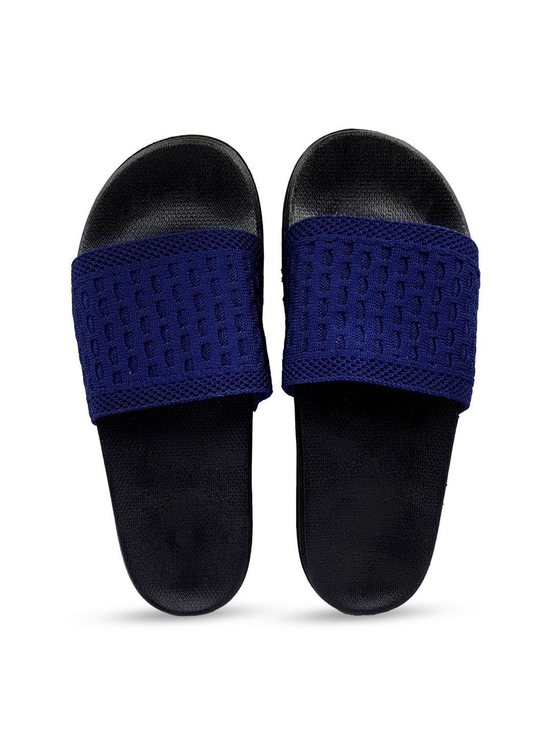 

Pampy Angel Women Printed Rubber Sliders, Blue