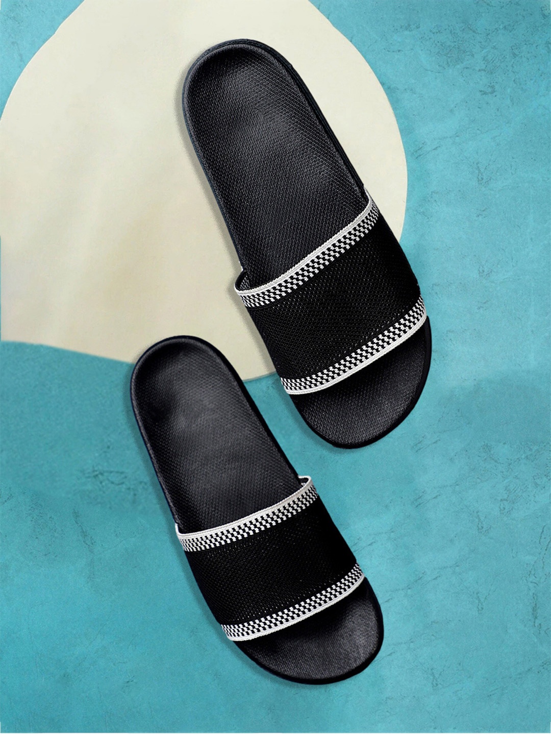 

Pampy Angel Women Rubber Sliders, Black