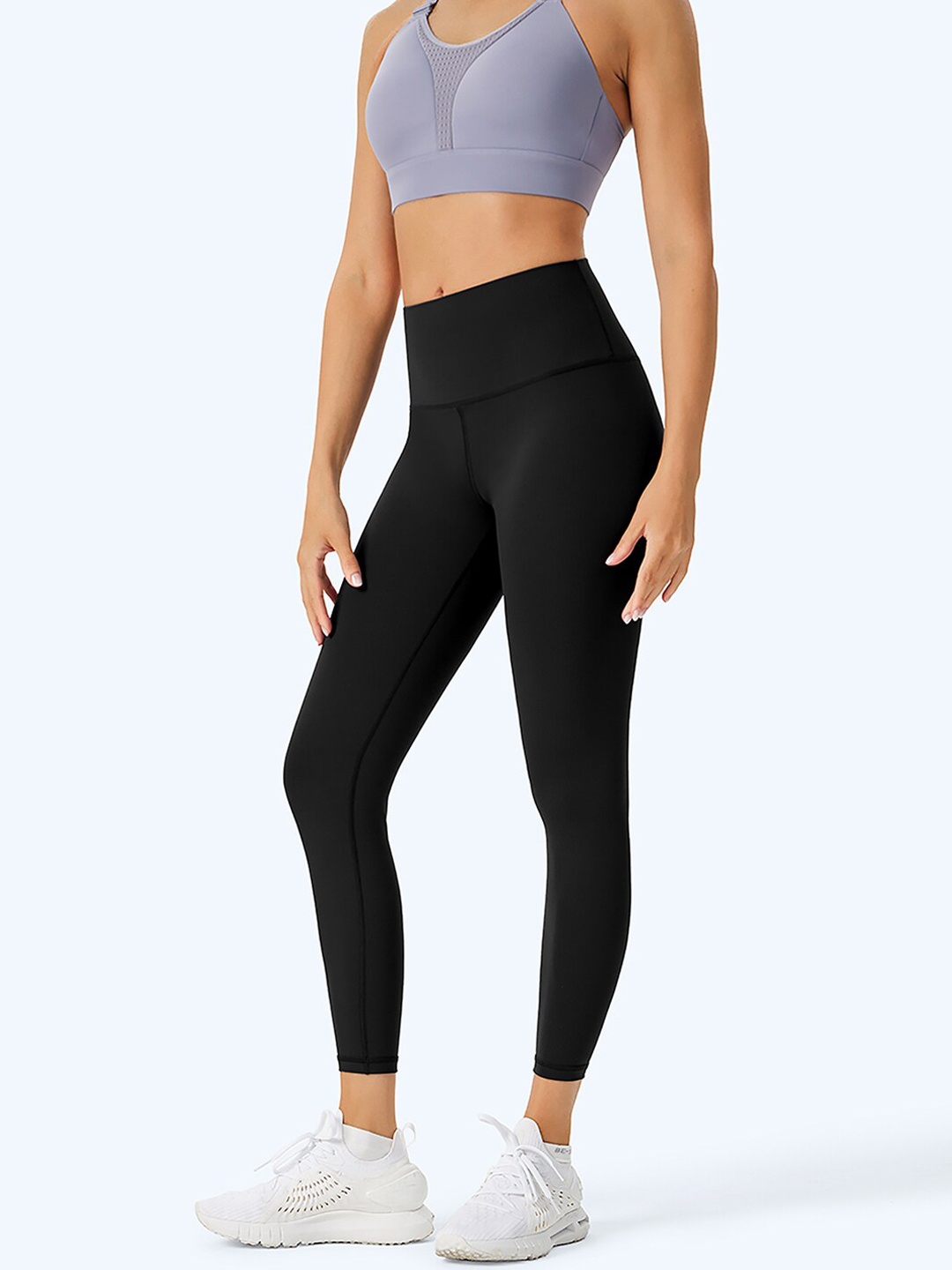 

JC Collection Women Black Solid Tights