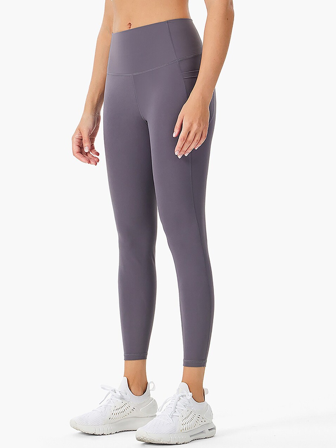 

JC Collection Women Grey Solid Antimicrobial Tights