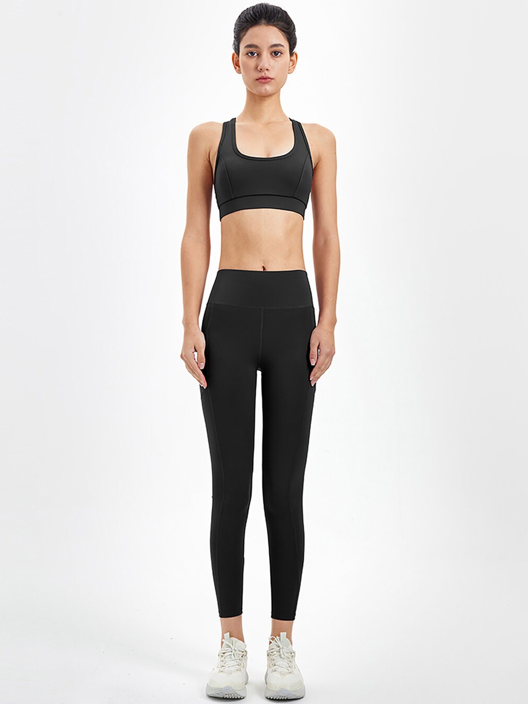 

JC Collection Women Black Solid Sports Tracksuits
