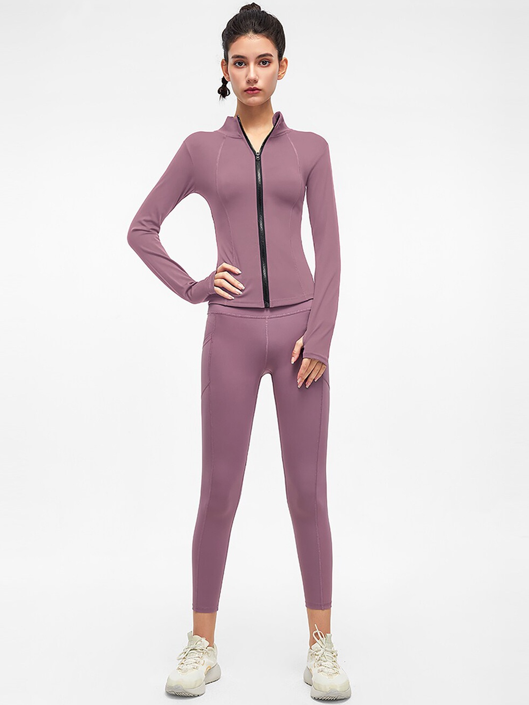 

JC Collection Women Pink Solid Sports Tracksuits