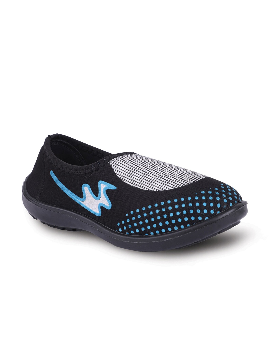 

FABBMATE Women Black Printed Slip-On Sneakers