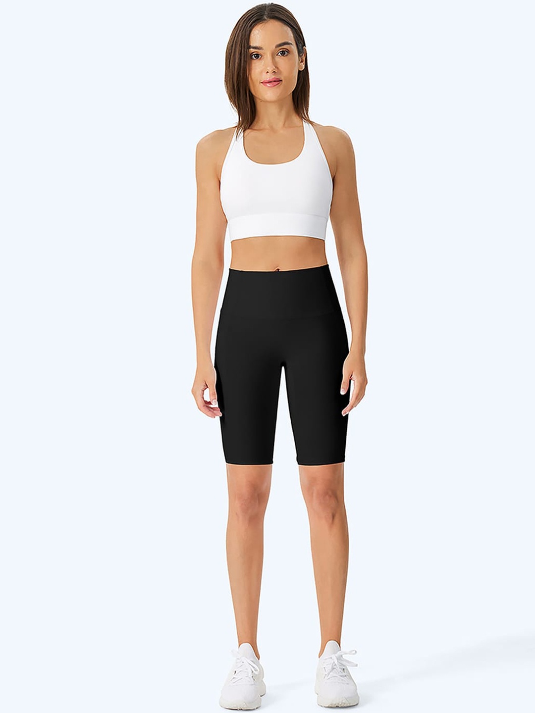 

JC Collection Women Solid Training or Gym Shorts, Black