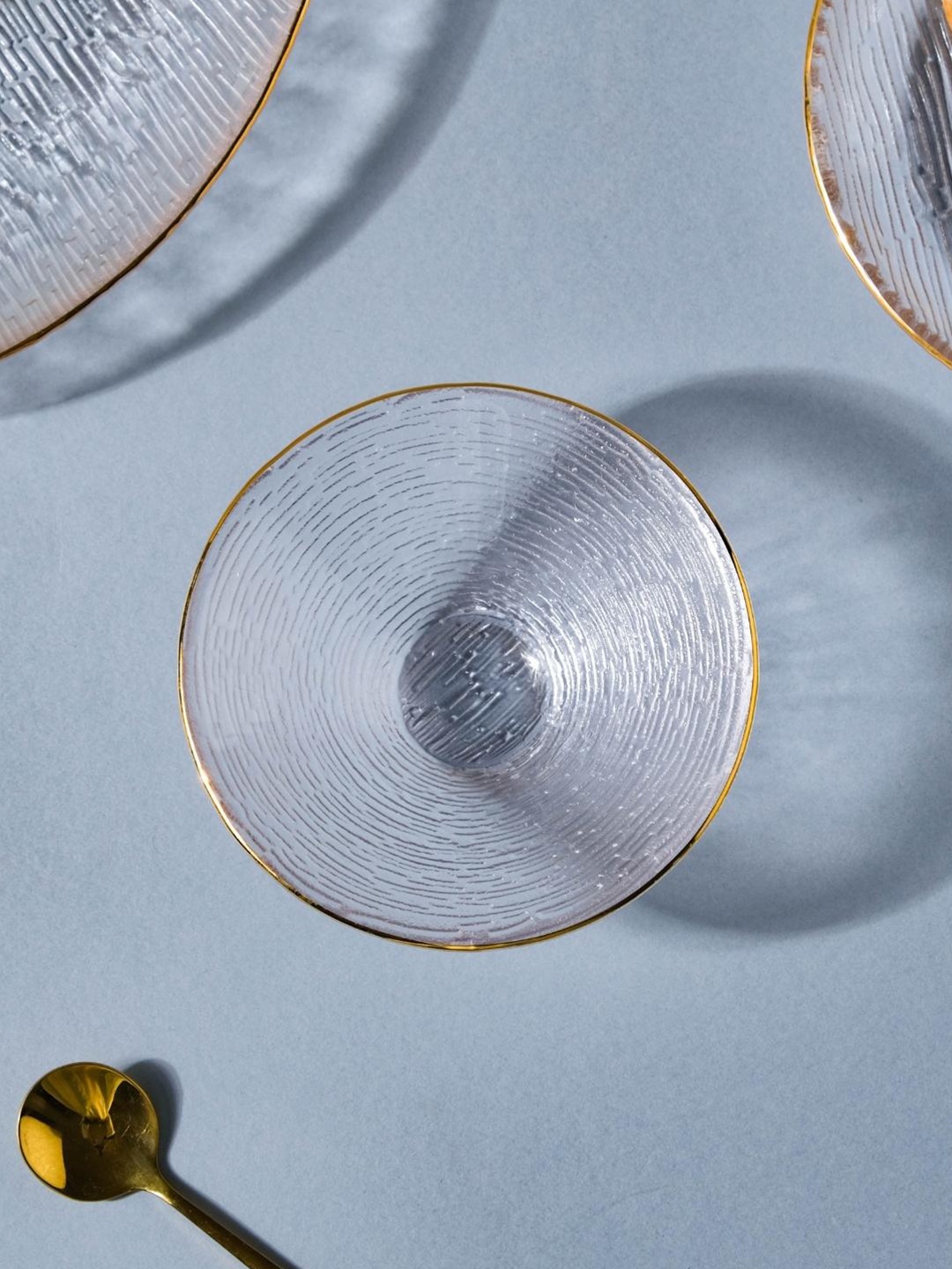 

Nestasia Textured Glass Dessert Bowl 100 ml, Transparent