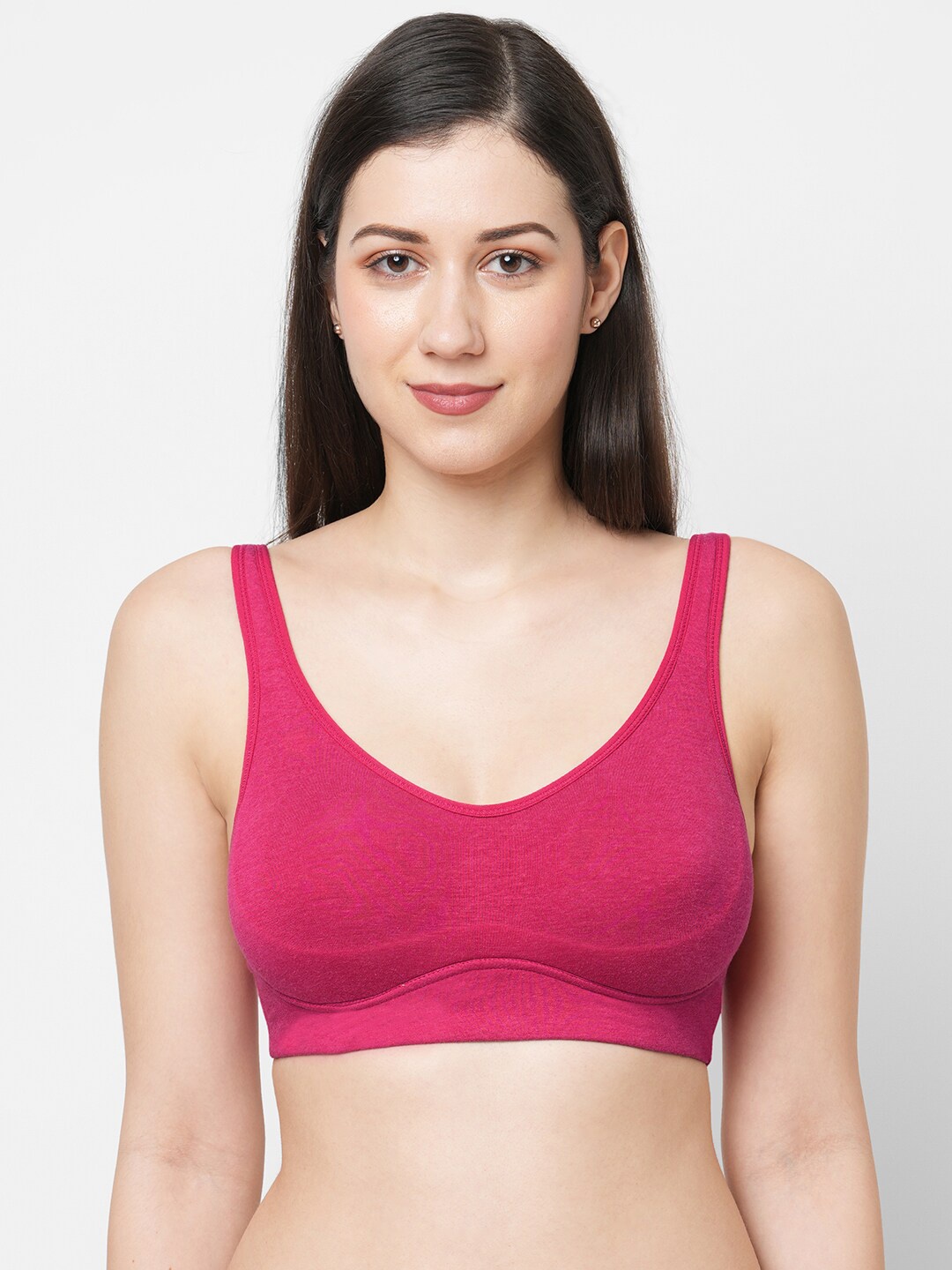 

Inner Sense Anti-Odour Non-wired Antimicrobial Bra, Fuchsia