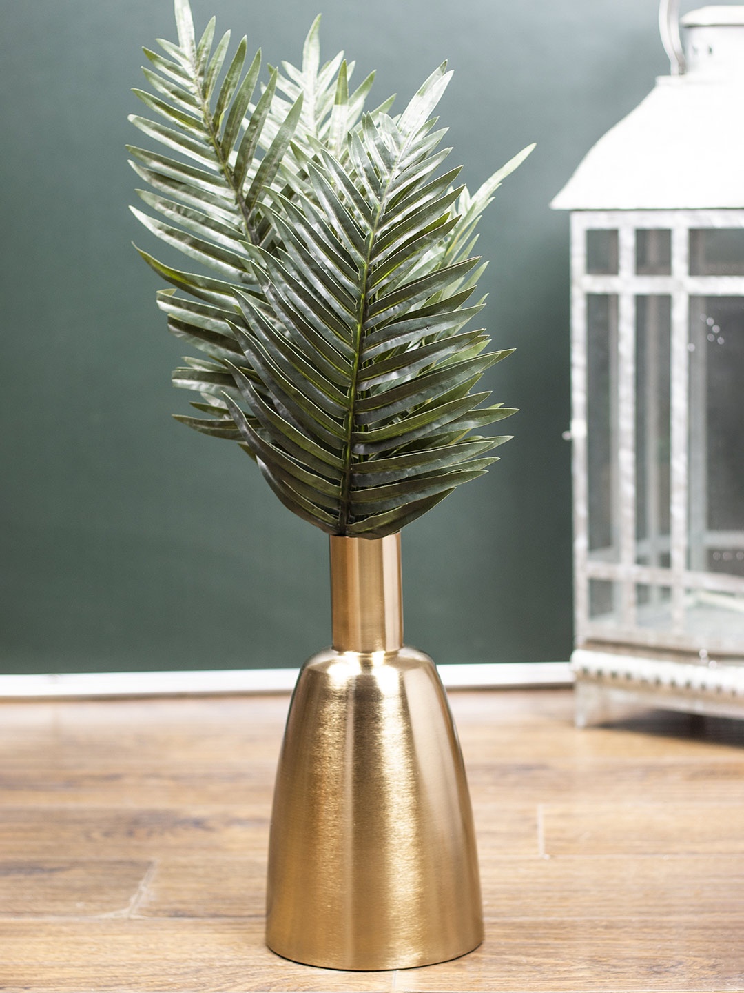 

MARKET99 Gold Colored Solid Flower Vase
