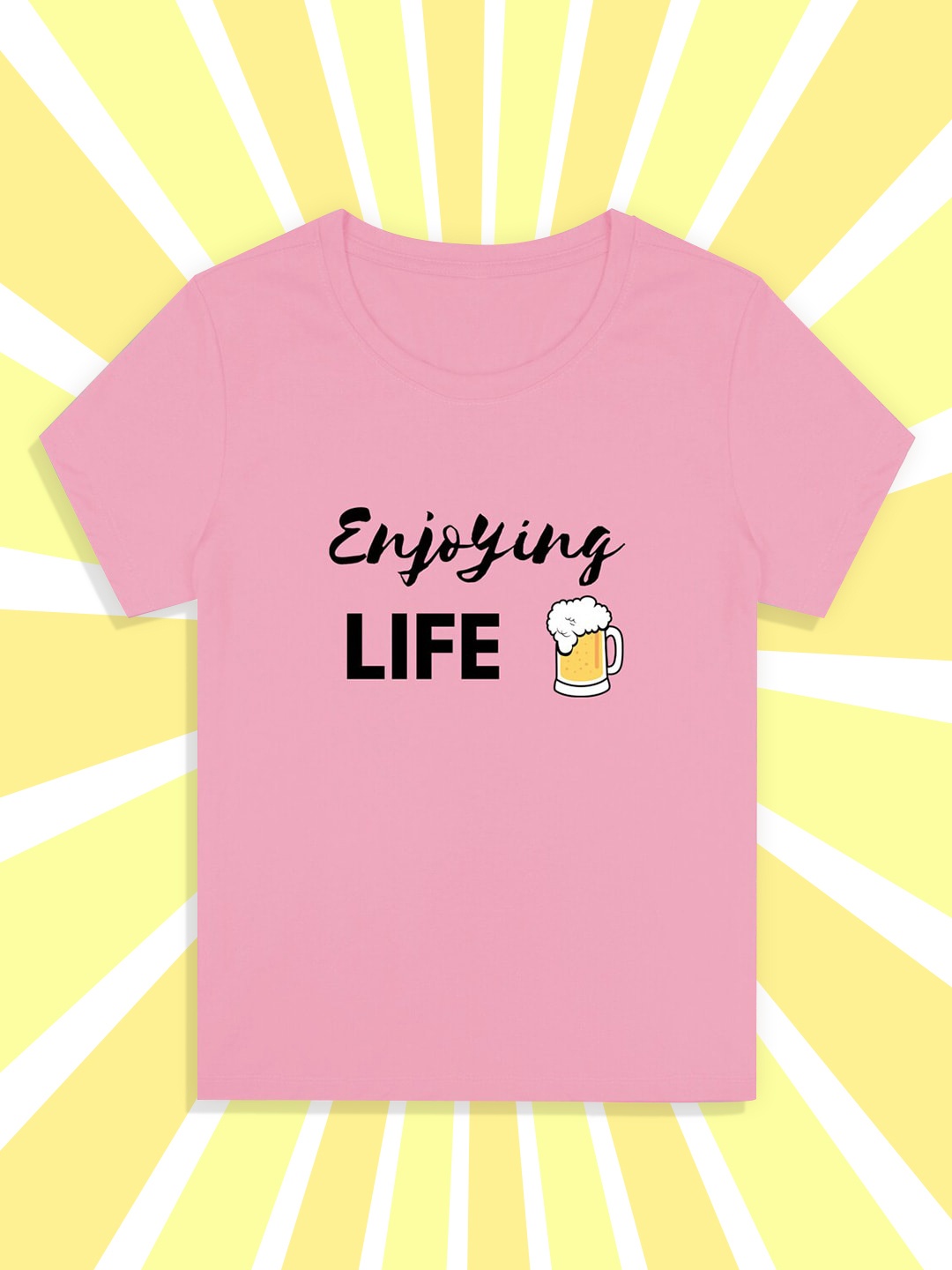 

RCPL Bad Monkey Kids Pink Printed Slim Fit T-shirt