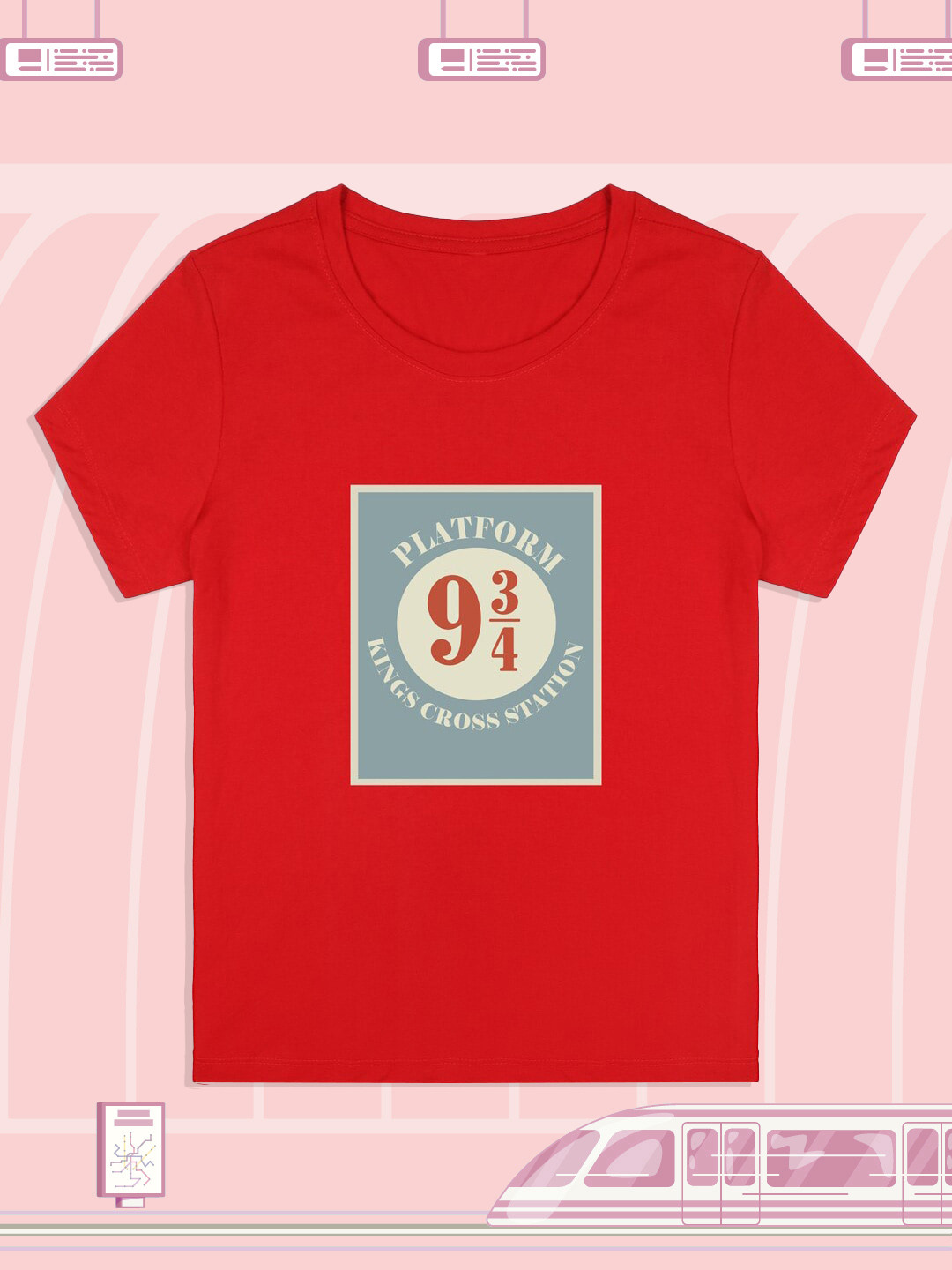 

RCPL Bad Monkey Kids Red 934 Platform Typography Printed Slim Fit T-shirt
