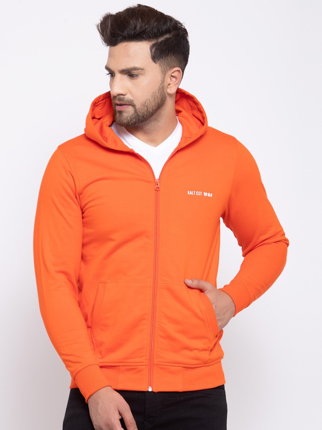 

Kalt Men Orange Sweatshirt
