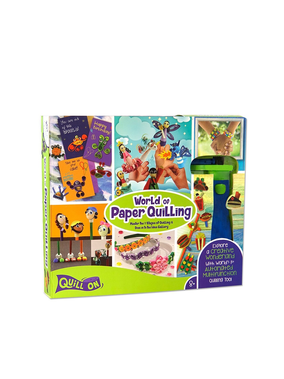 

Imagimake Kids Paper Quling Activity Toys and Games, Green