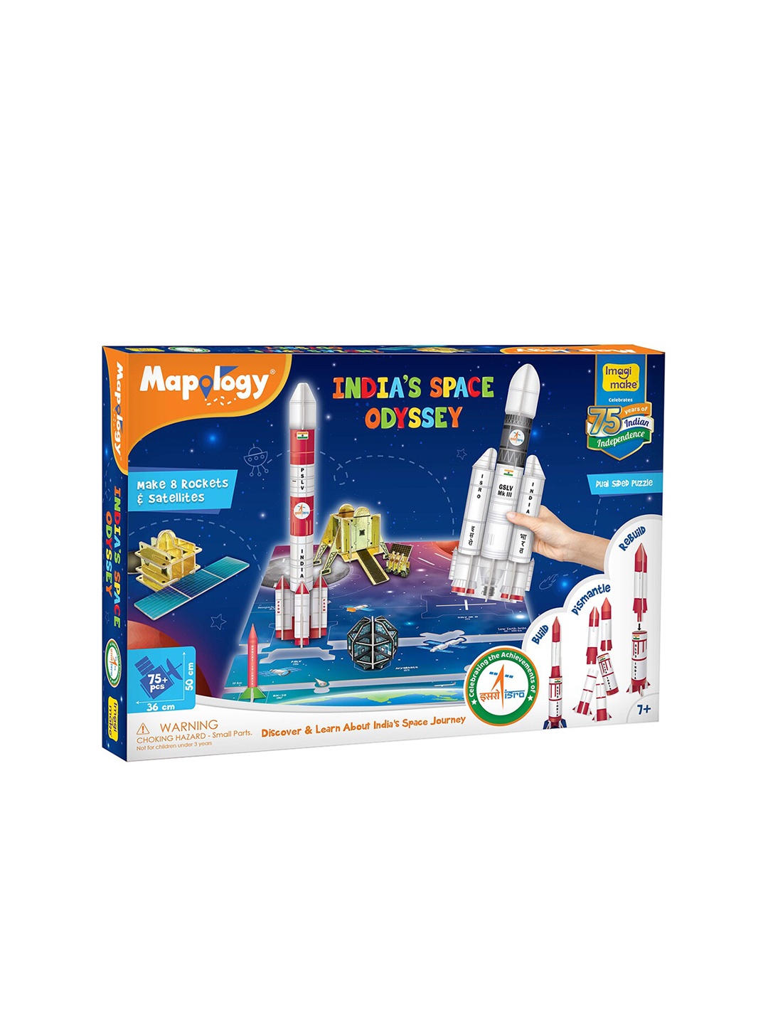 

Imagimake Kids Multi-Colored Mapology Learning and Development Toys