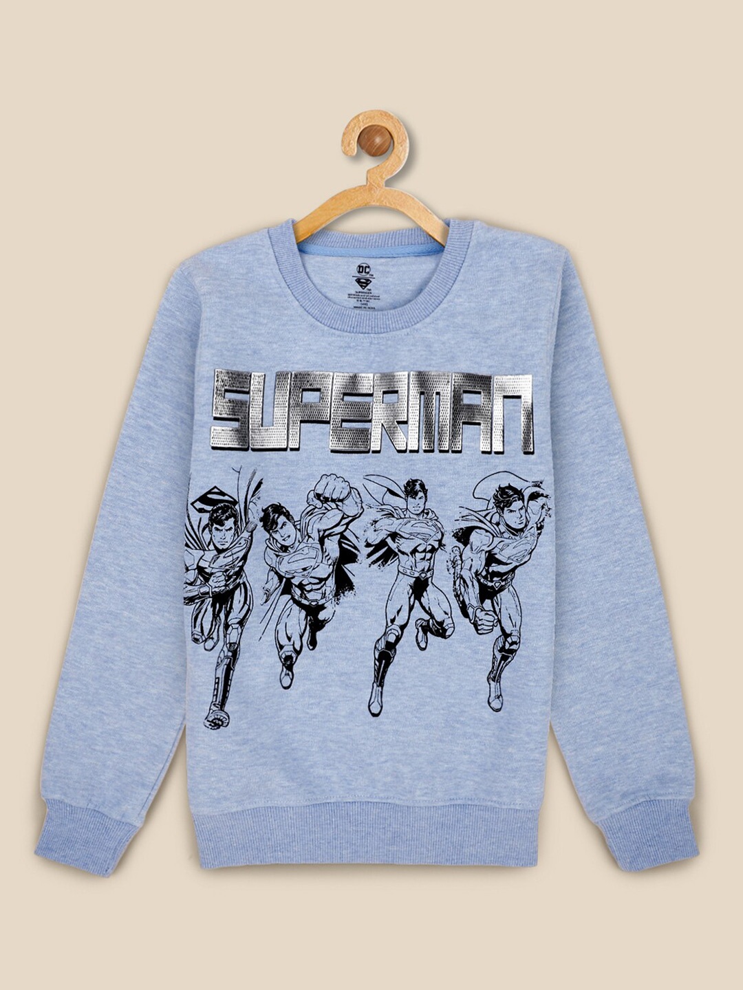 

Kids Ville Boys Superman Printed Sweatshirt, Blue