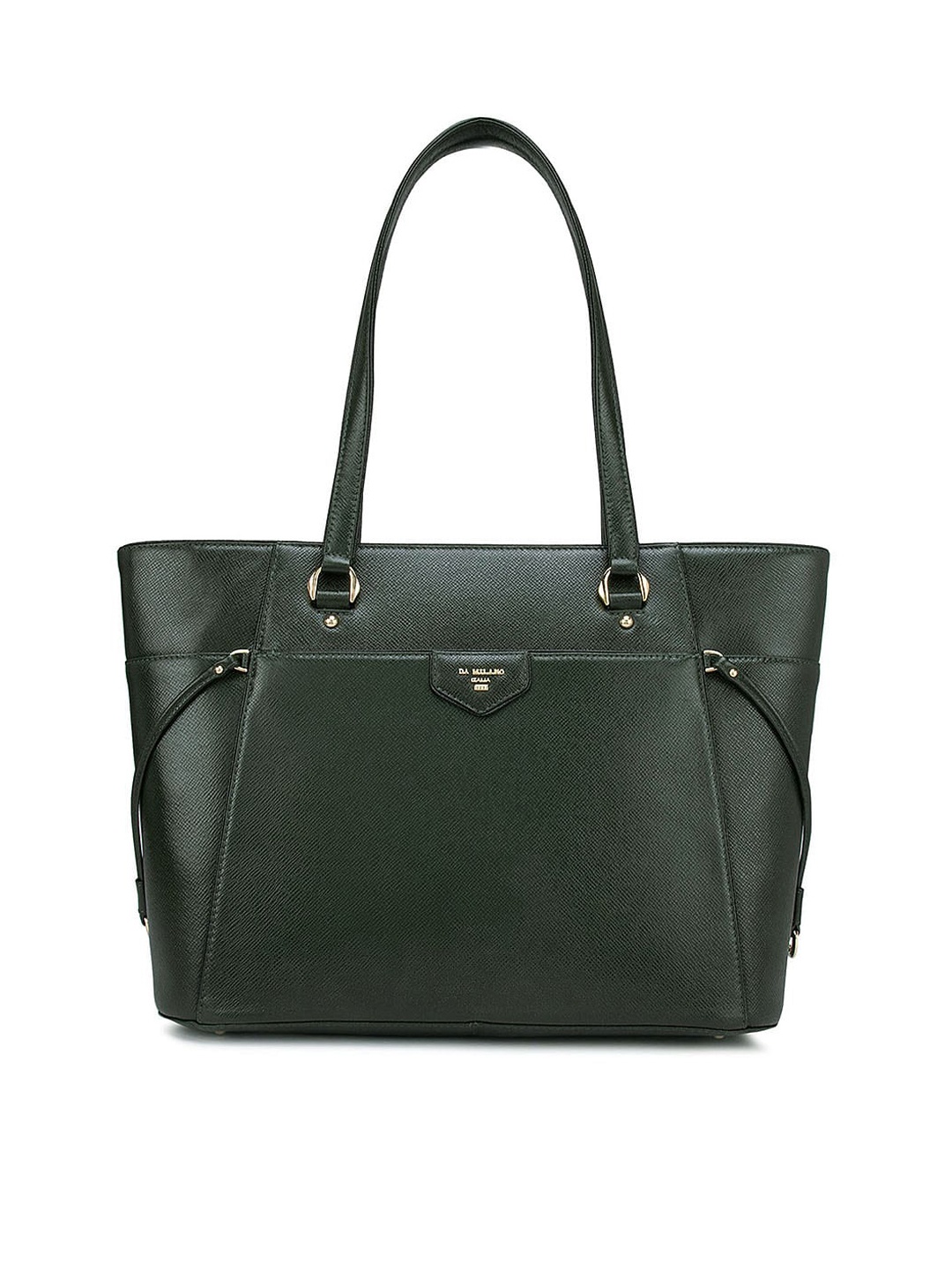 

Da Milano Green Leather Oversized Shopper Shoulder Bag