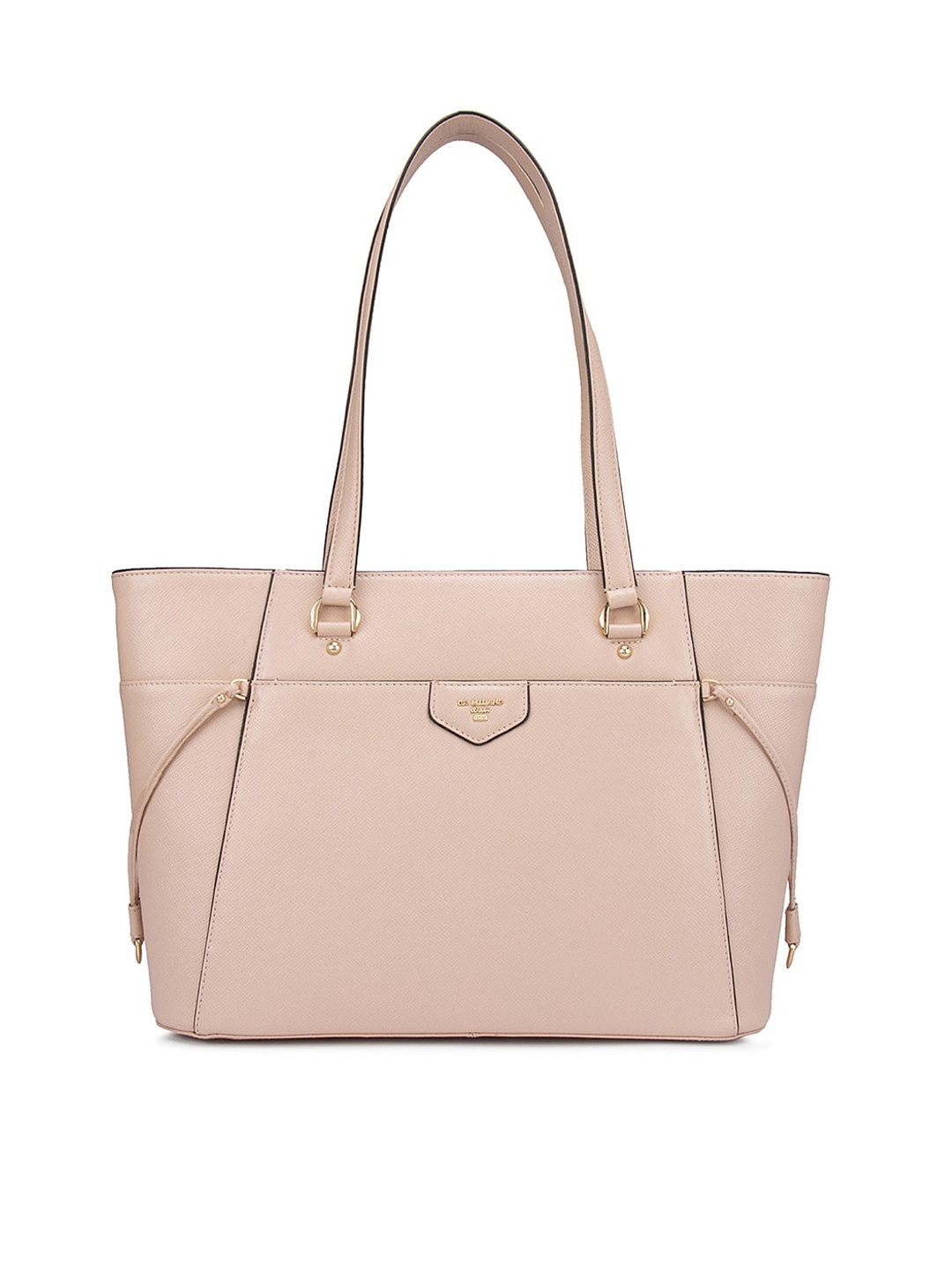 

Da Milano Pink Leather Structured Shoulder Bag