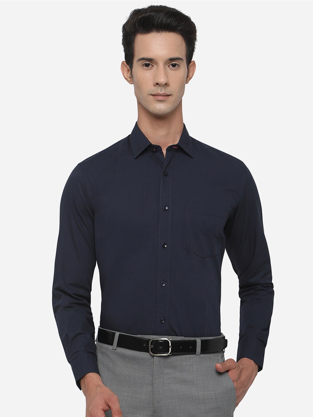 

Greenfibre Men Blue Slim Fit Casual Shirt