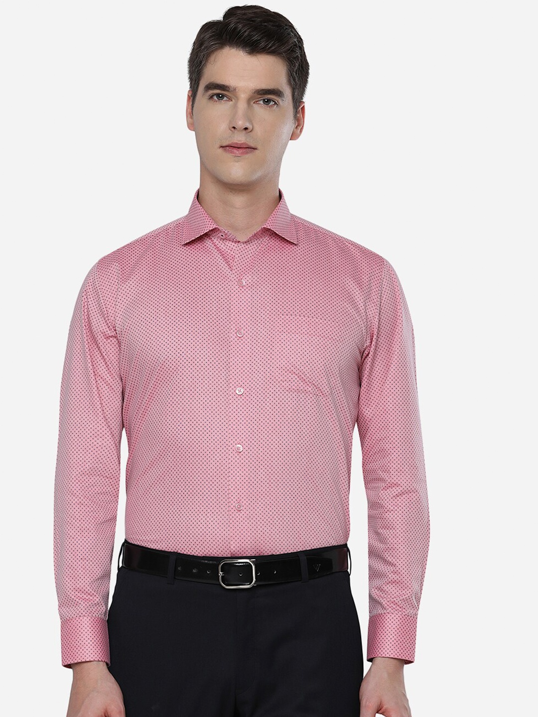 

Greenfibre Men Pink Formal Shirt