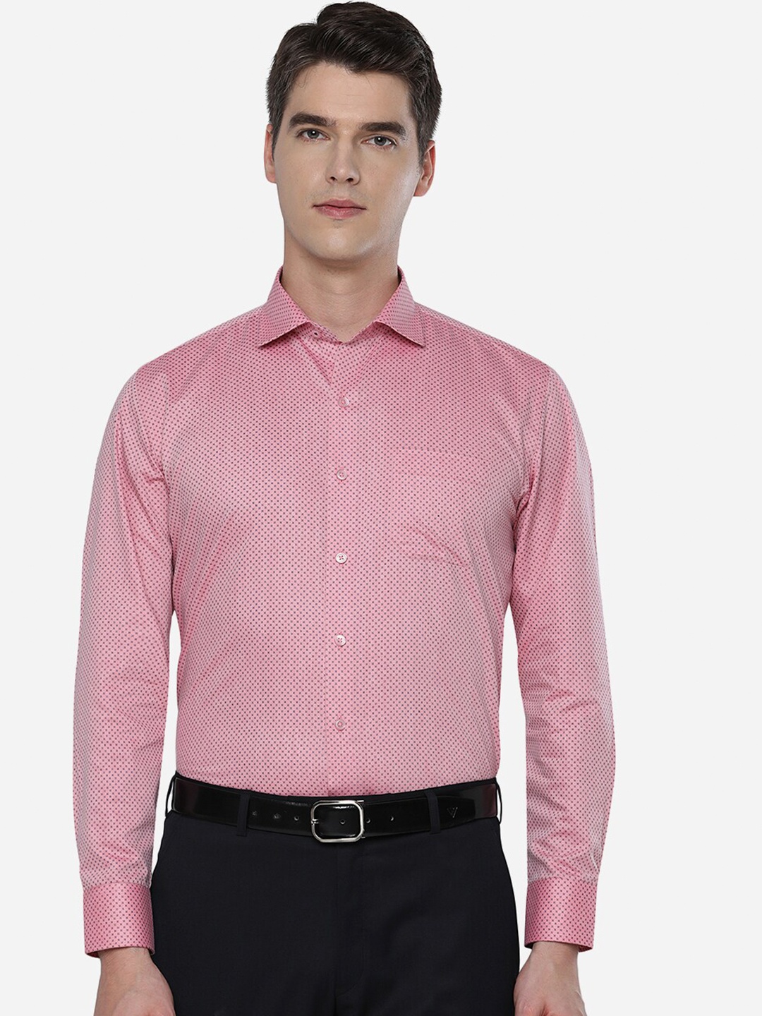 

Greenfibre Men Pink Formal Shirt