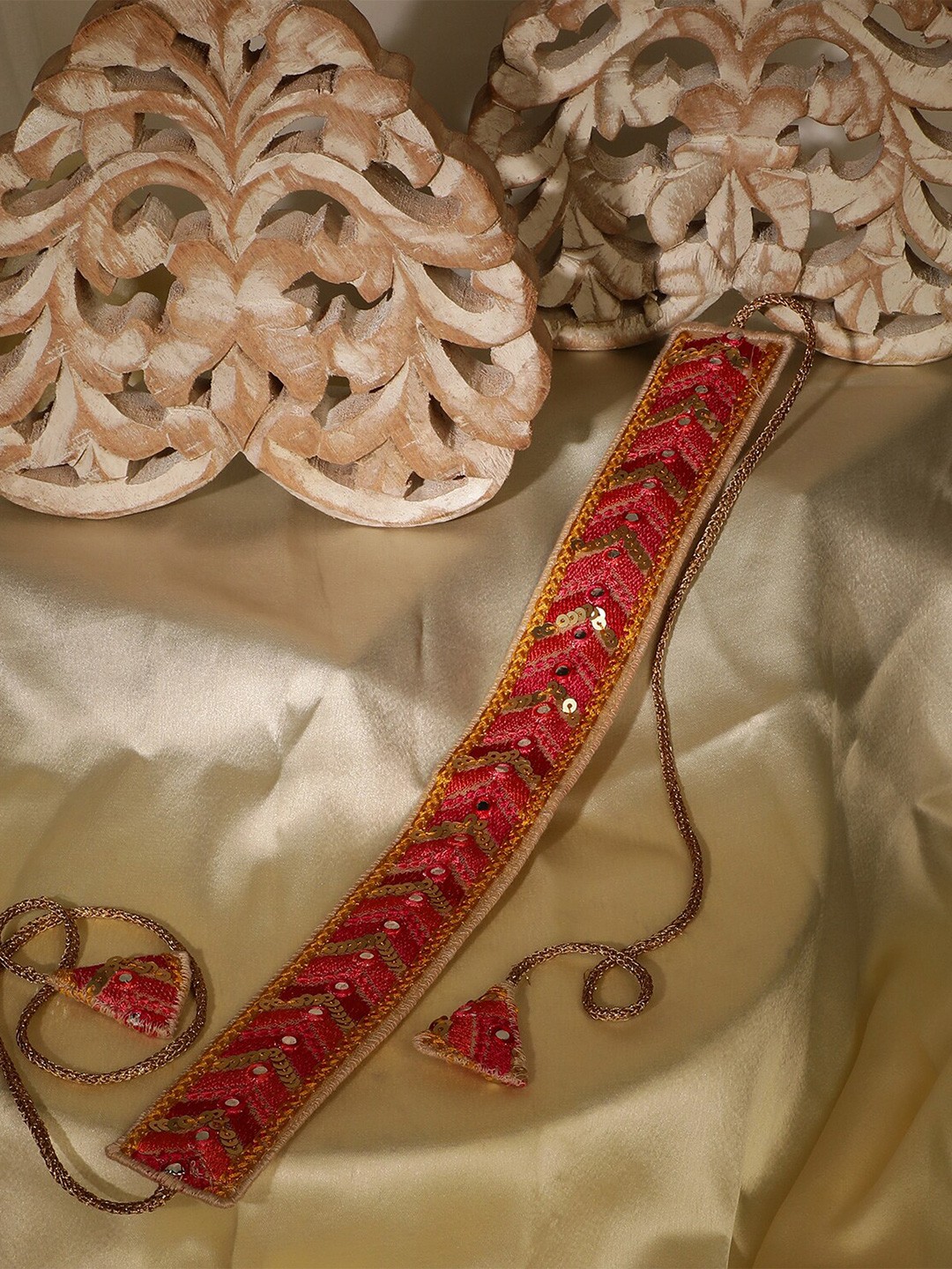 

Athena Women Pink Embellished Belt