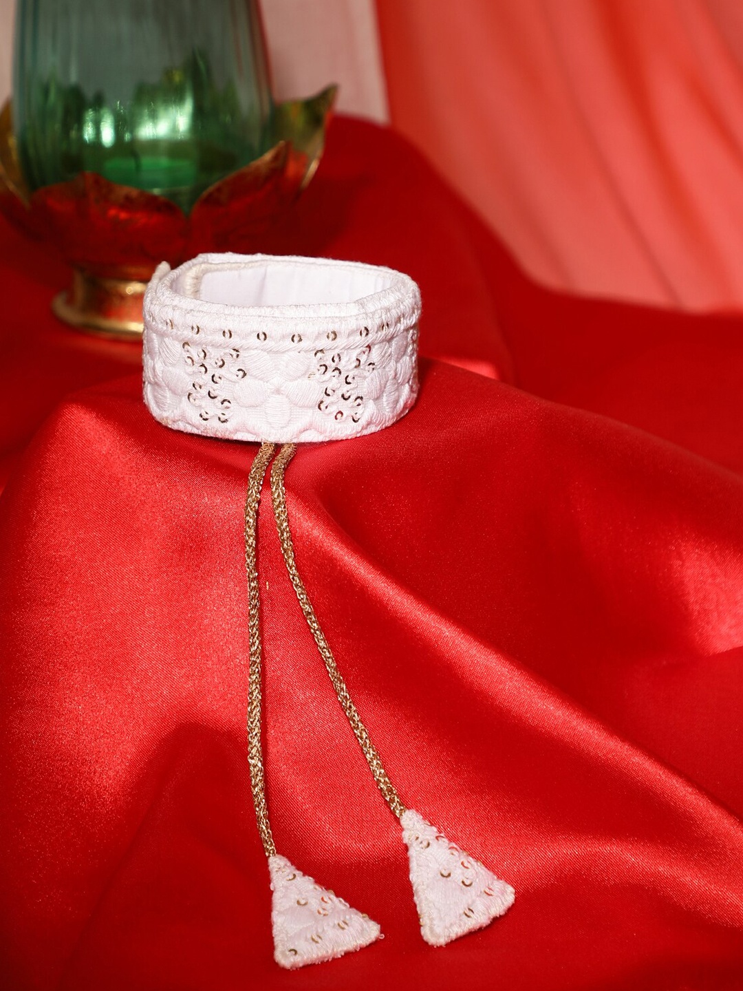 

Athena Women Gold-Toned Embellished Belt