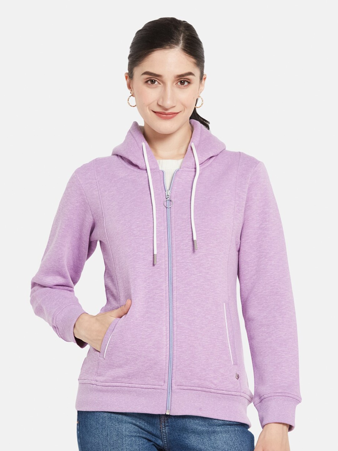 

Monte Carlo Women Purple Hooded Sweatshirt