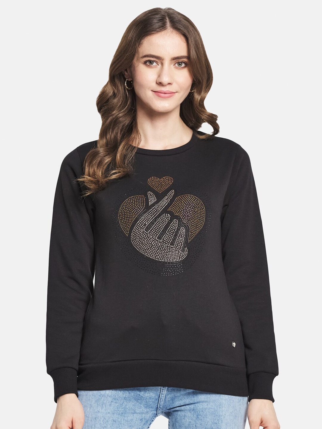 

Monte Carlo Women Black Sweatshirt