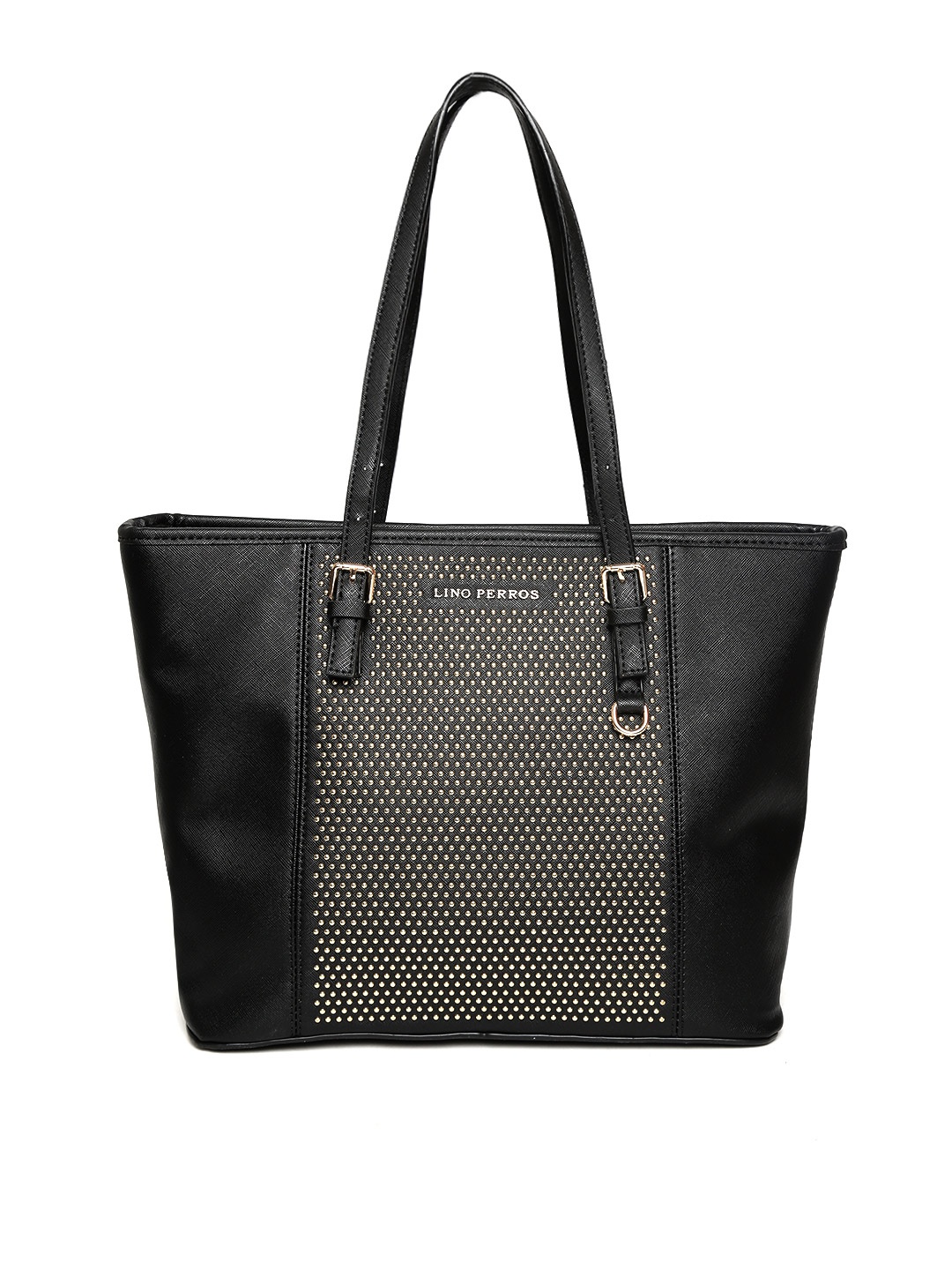 

Lino Perros Black Studded Shoulder Bag