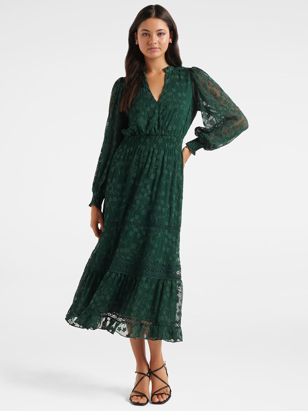 

Forever New Green Midi Dress