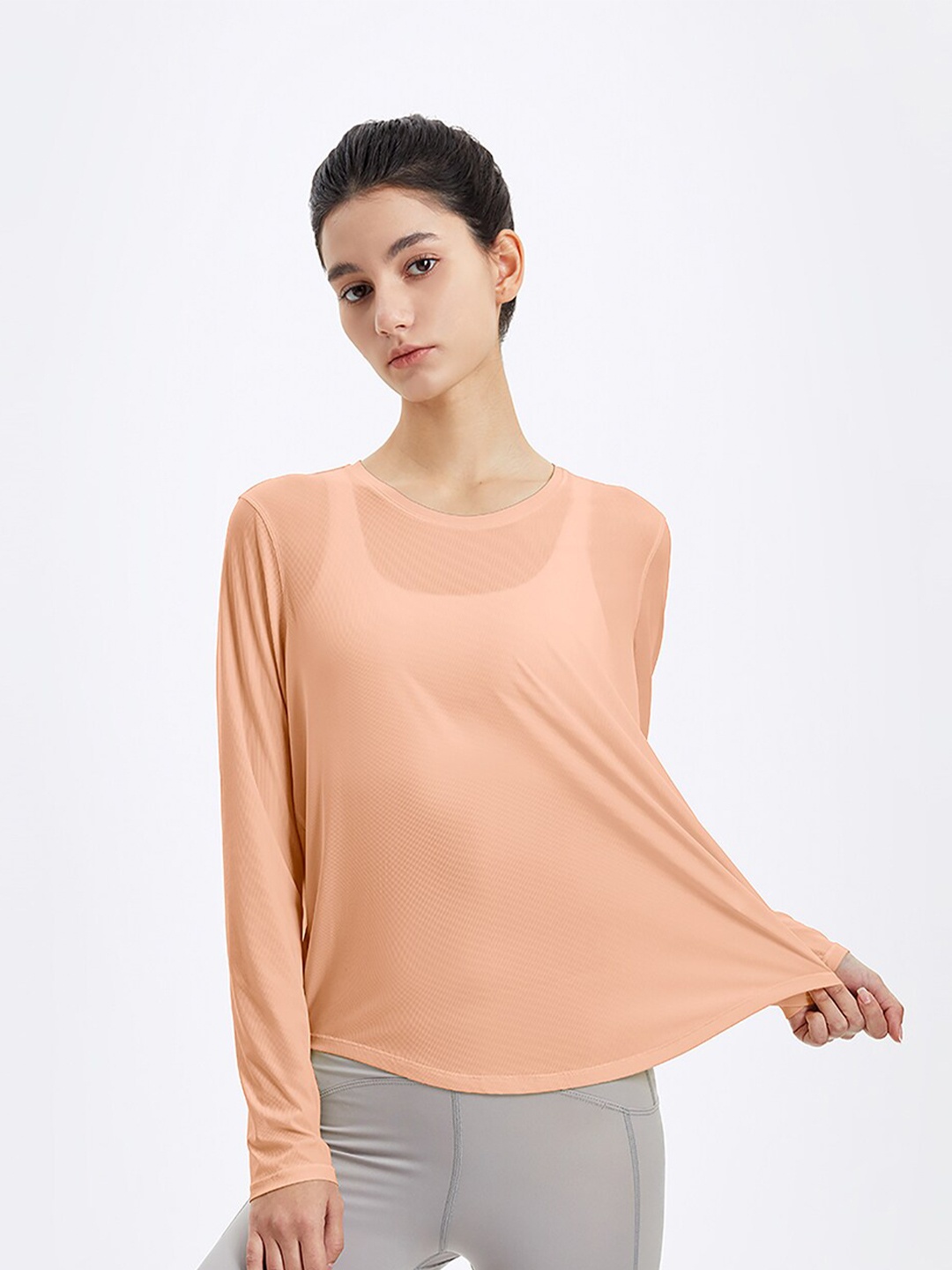 

JC Collection Pink Sheer Top