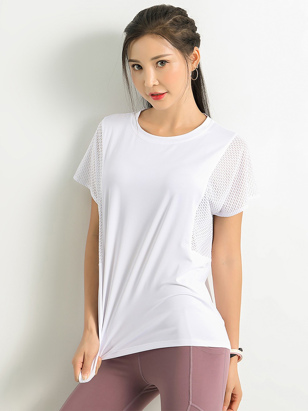 

JC Collection Women White Solid Top