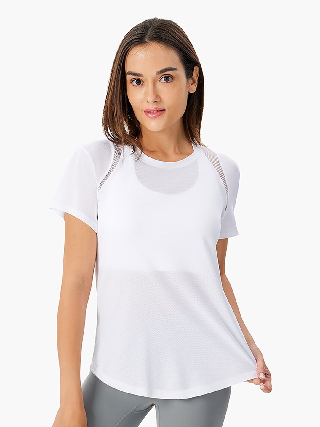 

JC Collection White Styled Back Top