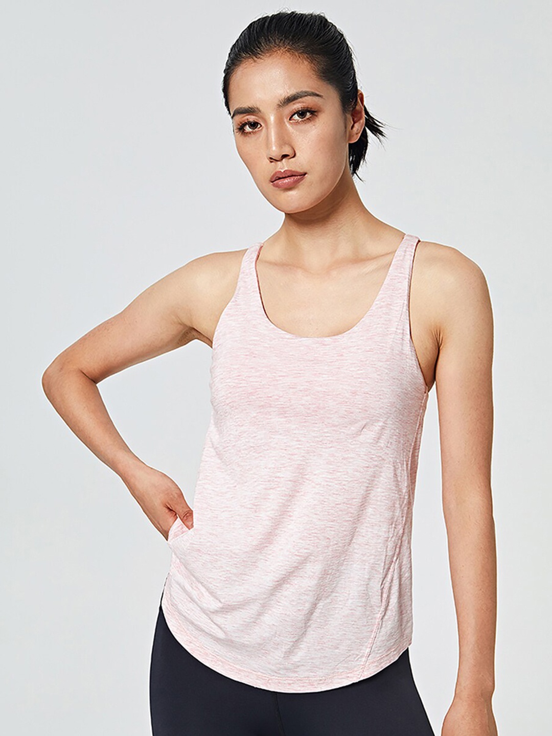 

JC Collection Pink Shoulder straps Tank Top