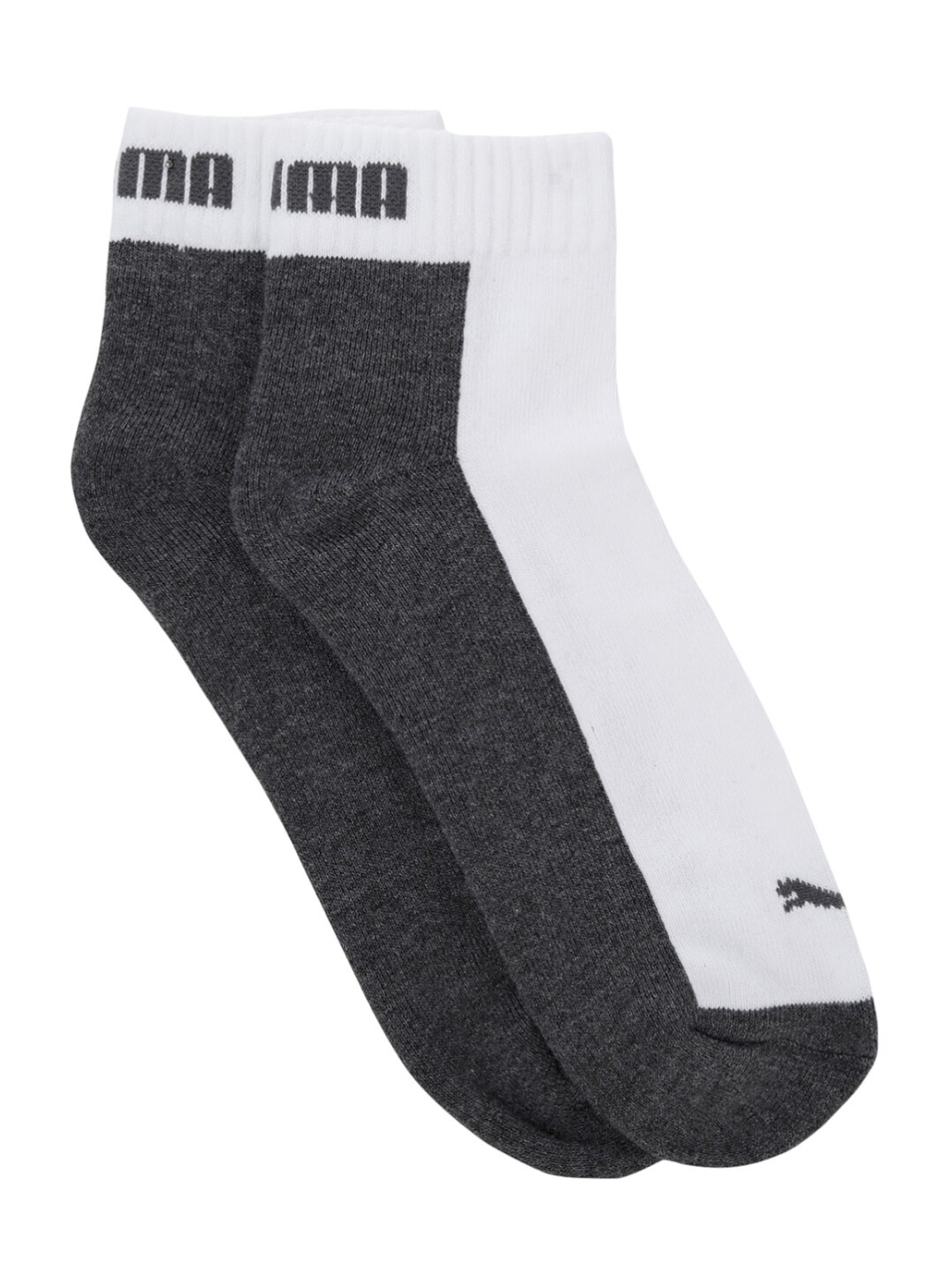 

Puma Adults Pack Of 2 PUMA Multi-Sport Quarter Socks, Grey