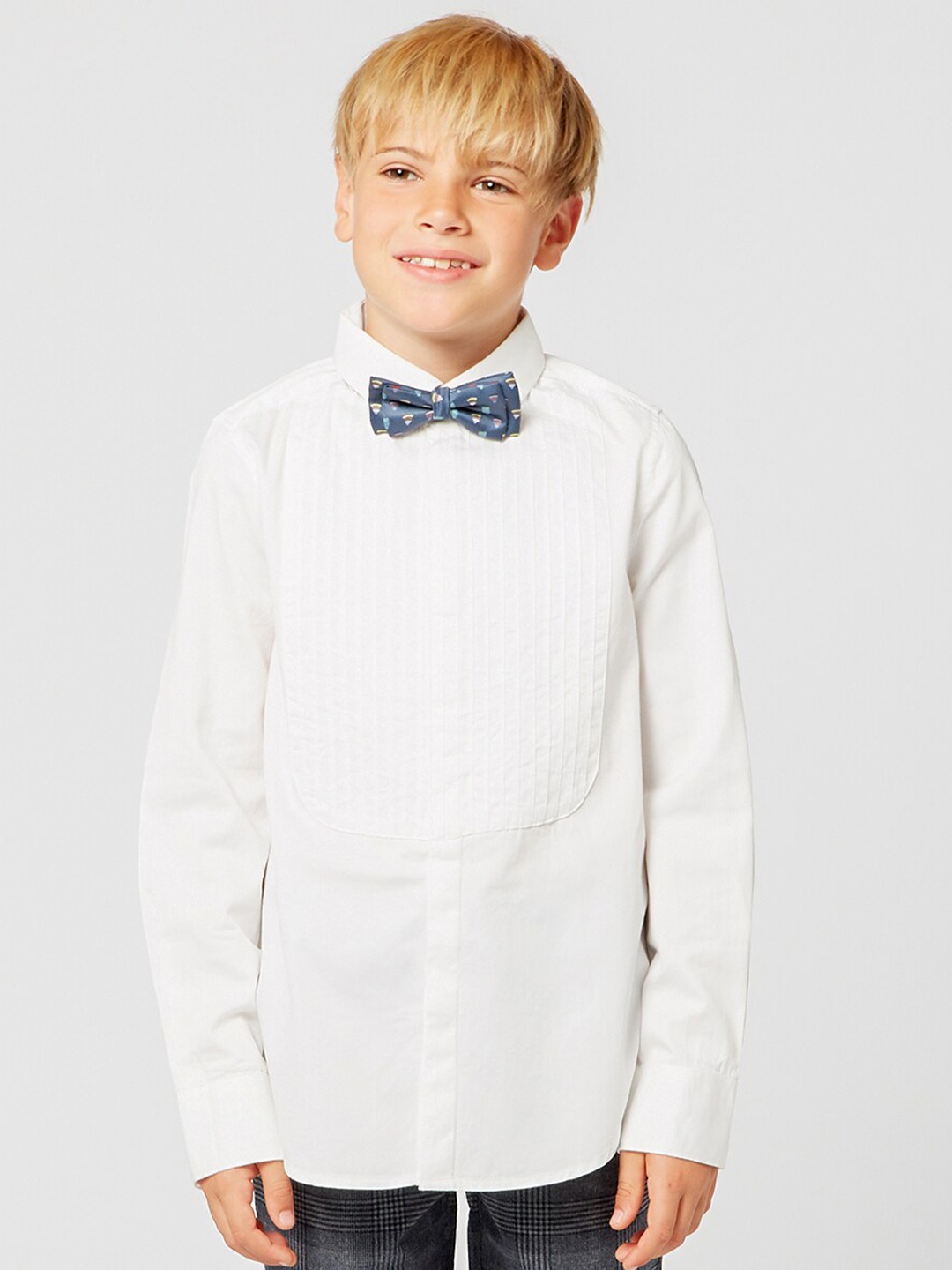 

One Friday Boys Off White Relaxed Casual Shirt