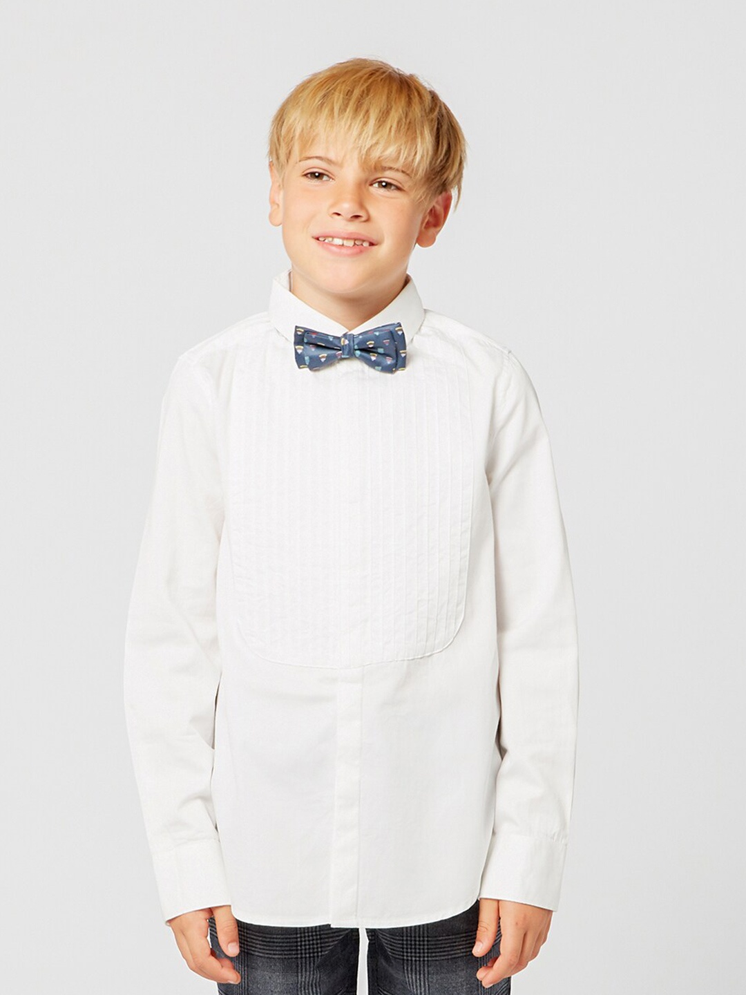 

One Friday Boys Off White Relaxed Casual Shirt