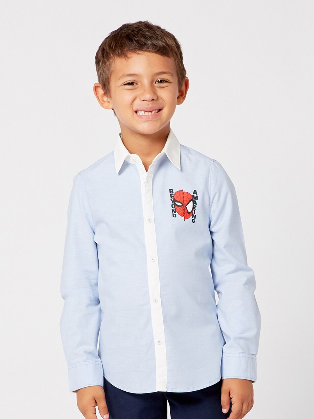 

One Friday Boys Blue Relaxed Casual Shirt