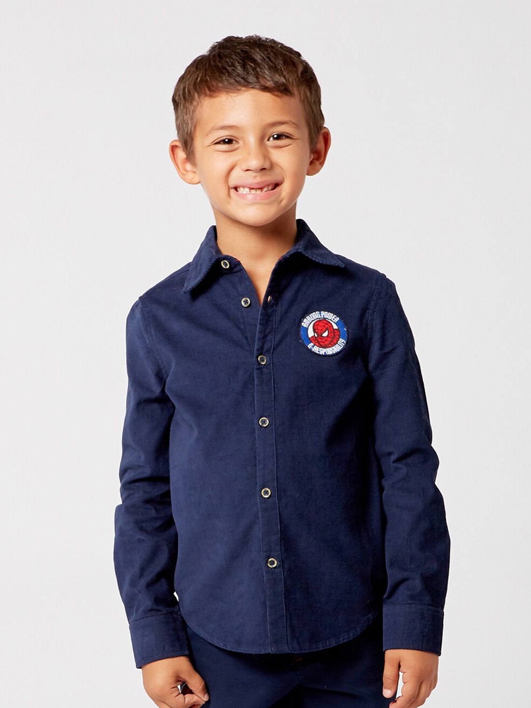 

One Friday Boys Blue Relaxed Casual Shirt