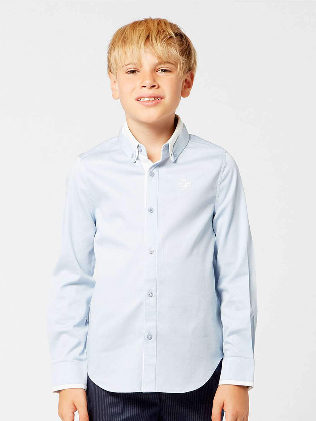 

One Friday Boys Blue Relaxed Casual Shirt
