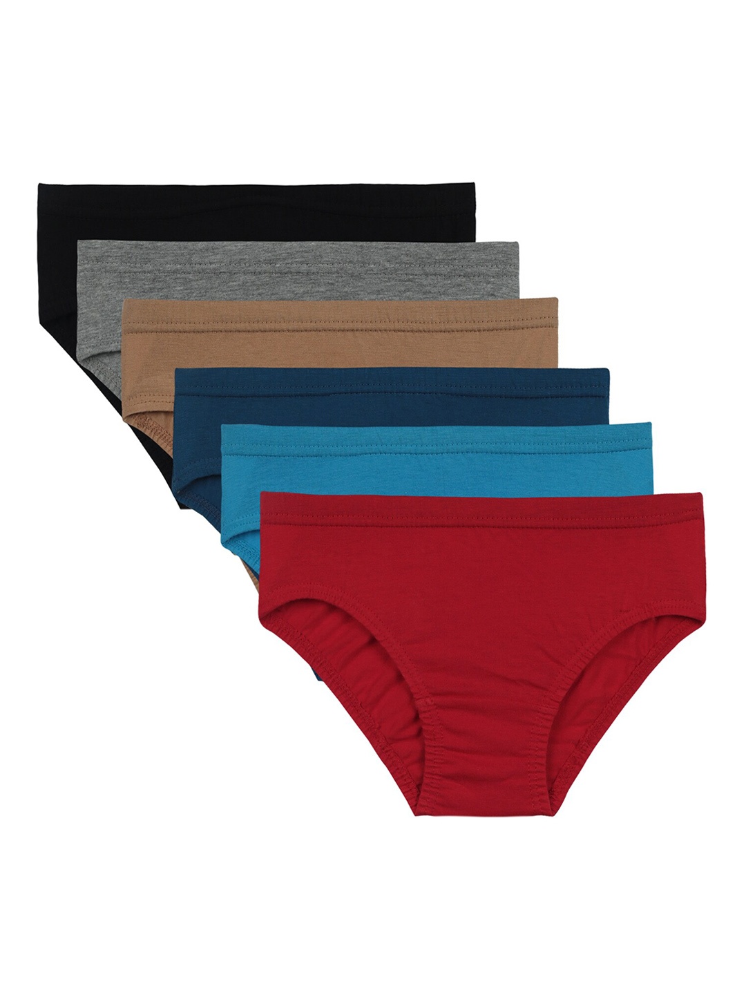 

Bodycare Kids Boys Pack Of 6 Basic Cotton Briefs, Maroon