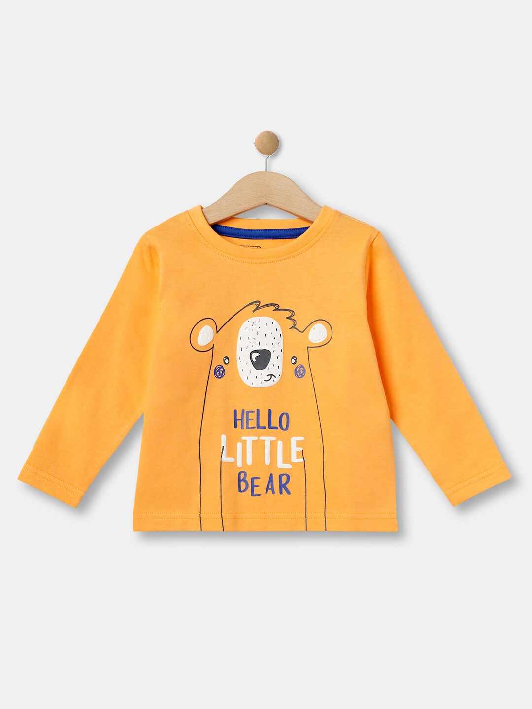 

R&B Boys Orange High Neck T-shirt