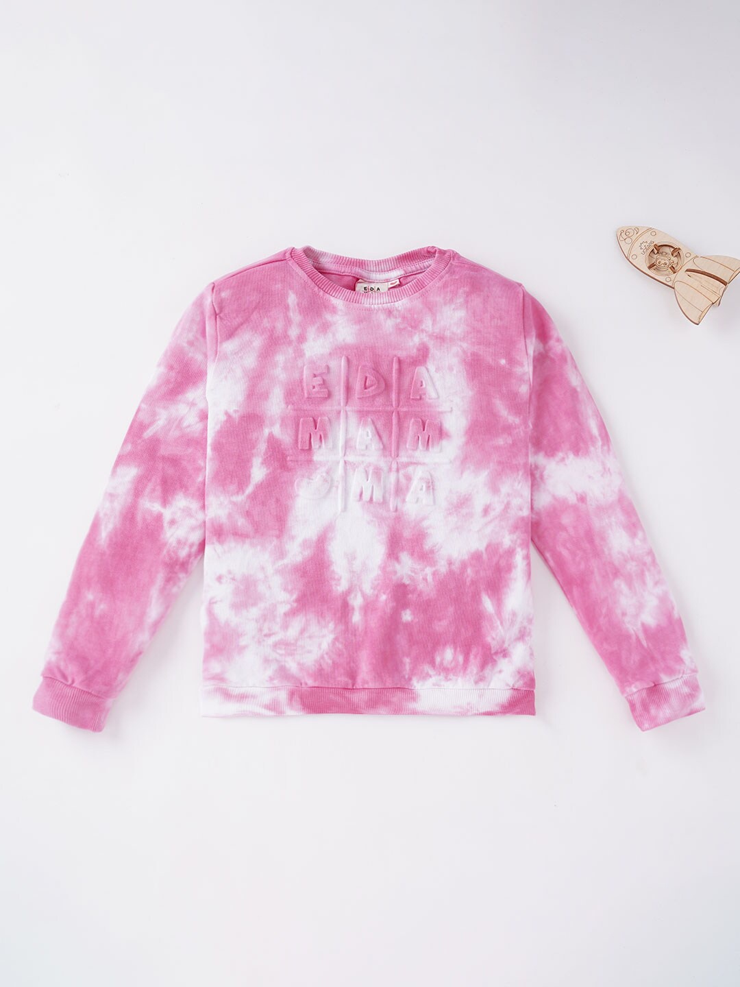 

Ed-a-Mamma Unisex Kids Pink Printed Sweatshirt