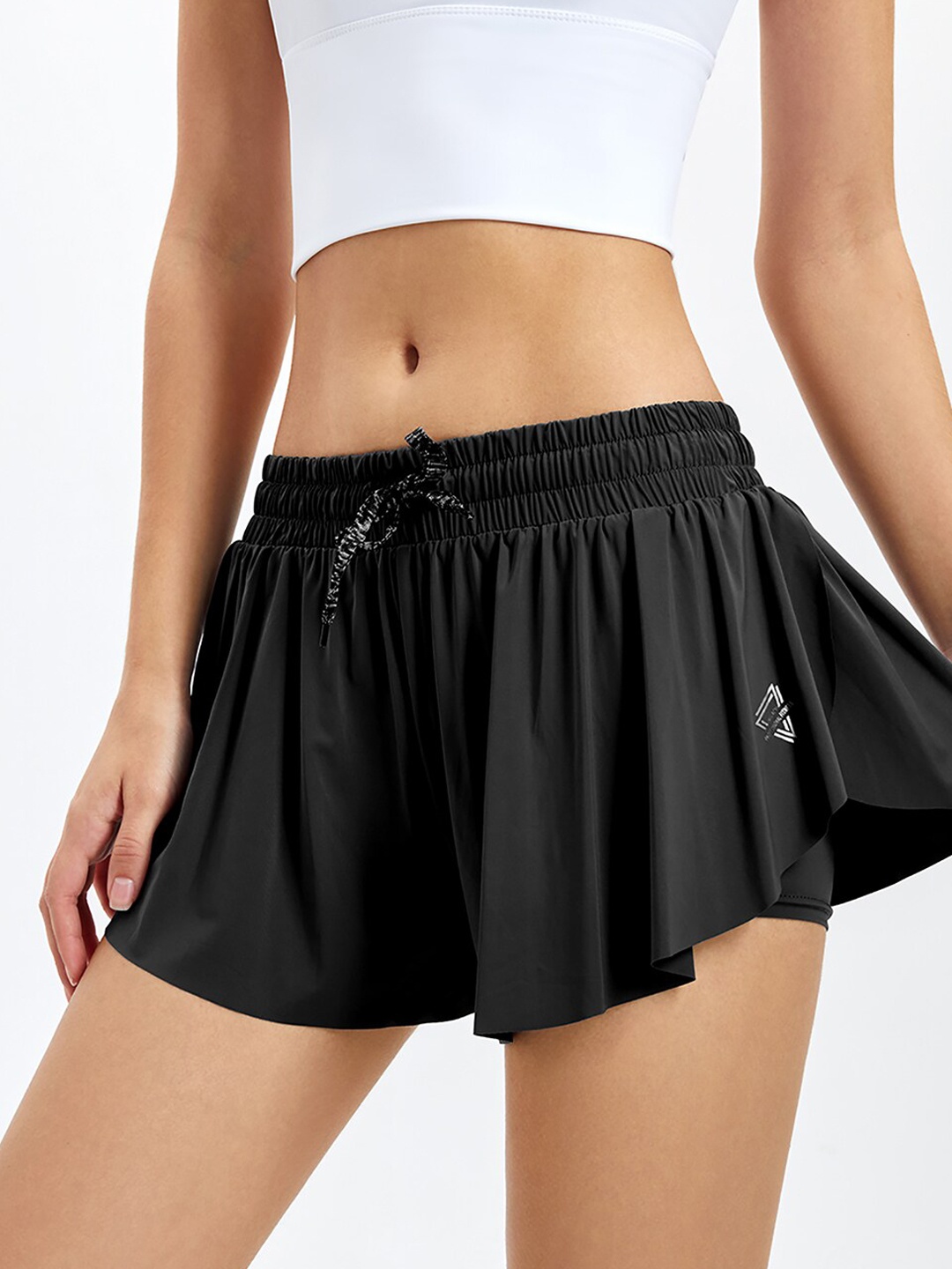 

JC Collection Women Black Solid Mini Skirt